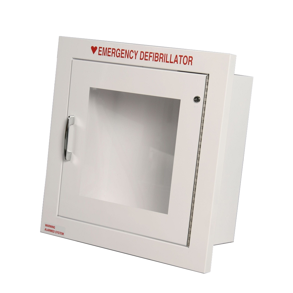 Recessed AED (14" x 14" x 7") Optional Alarm + Strobe 180R1