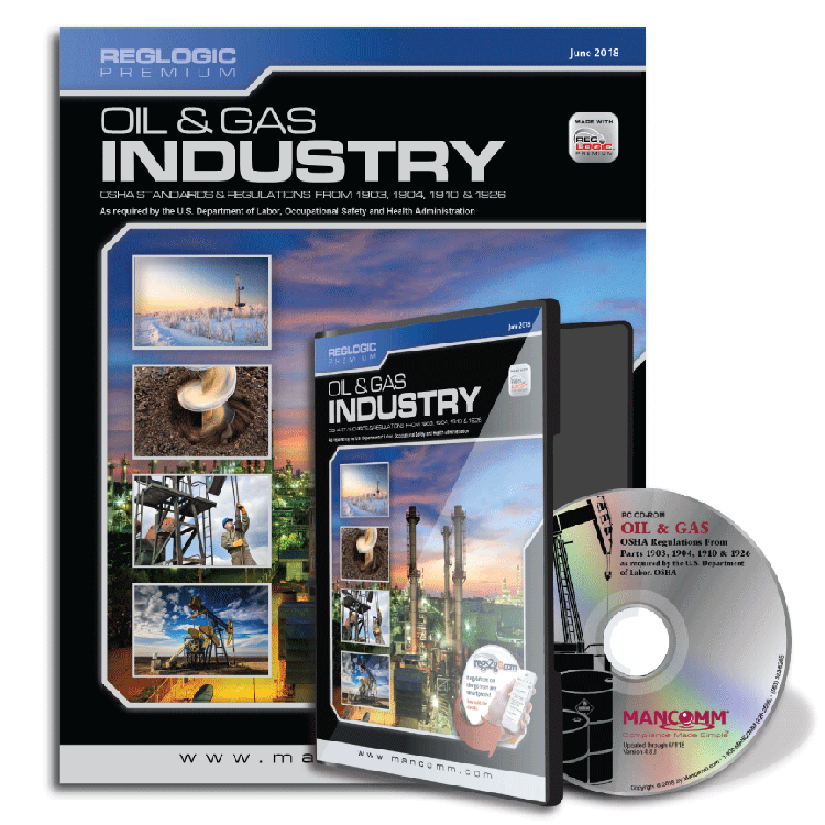 OSHA Oil and Gas Regulations CD and Book Combo36K00201