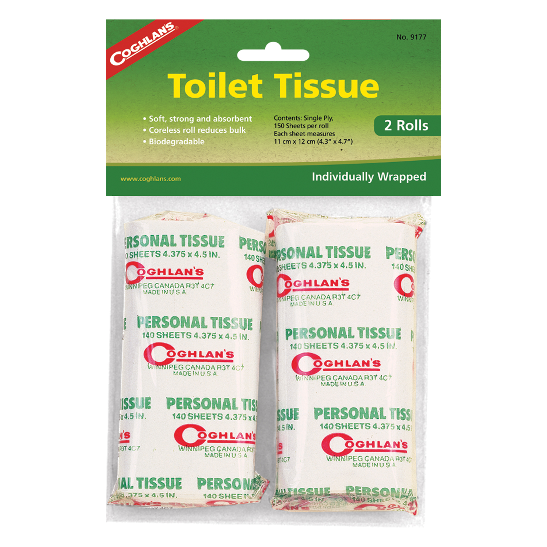 Campers Biodegradable Toilet Paper PP88S made by Mayday CPR Savers