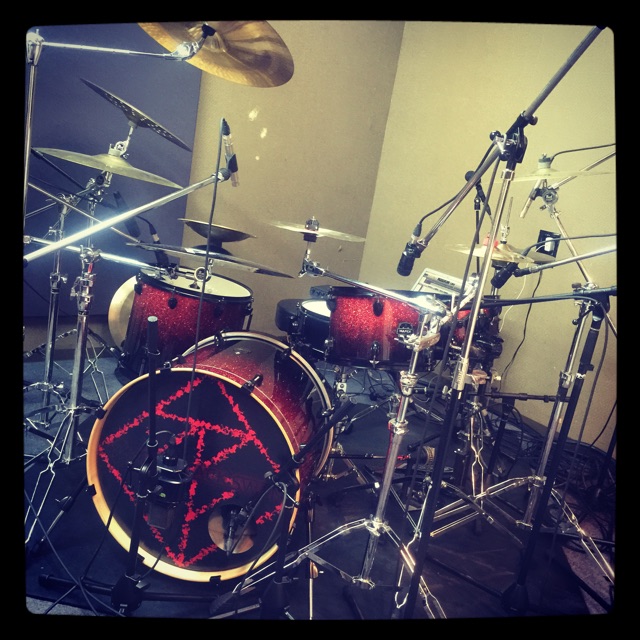 ドラムレコーディング(THE BLACK SWAN) CPR STUDIO