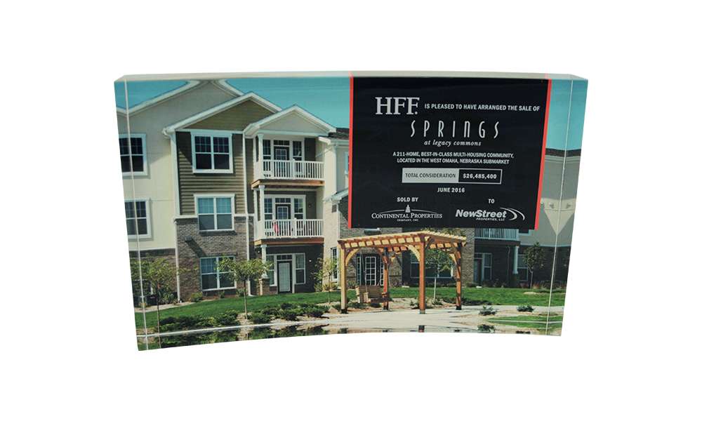 Real Estate Tombstone with Property Photo The Corporate Presence