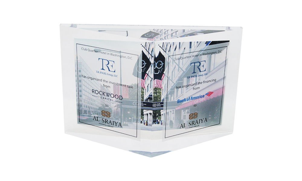 Real Estate Lucite Tombstones
