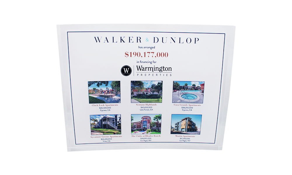 Real Estate Lucite Tombstones