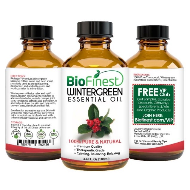 BioFinest Recalls Wintergreen Essential Oil Due to Failure to Meet