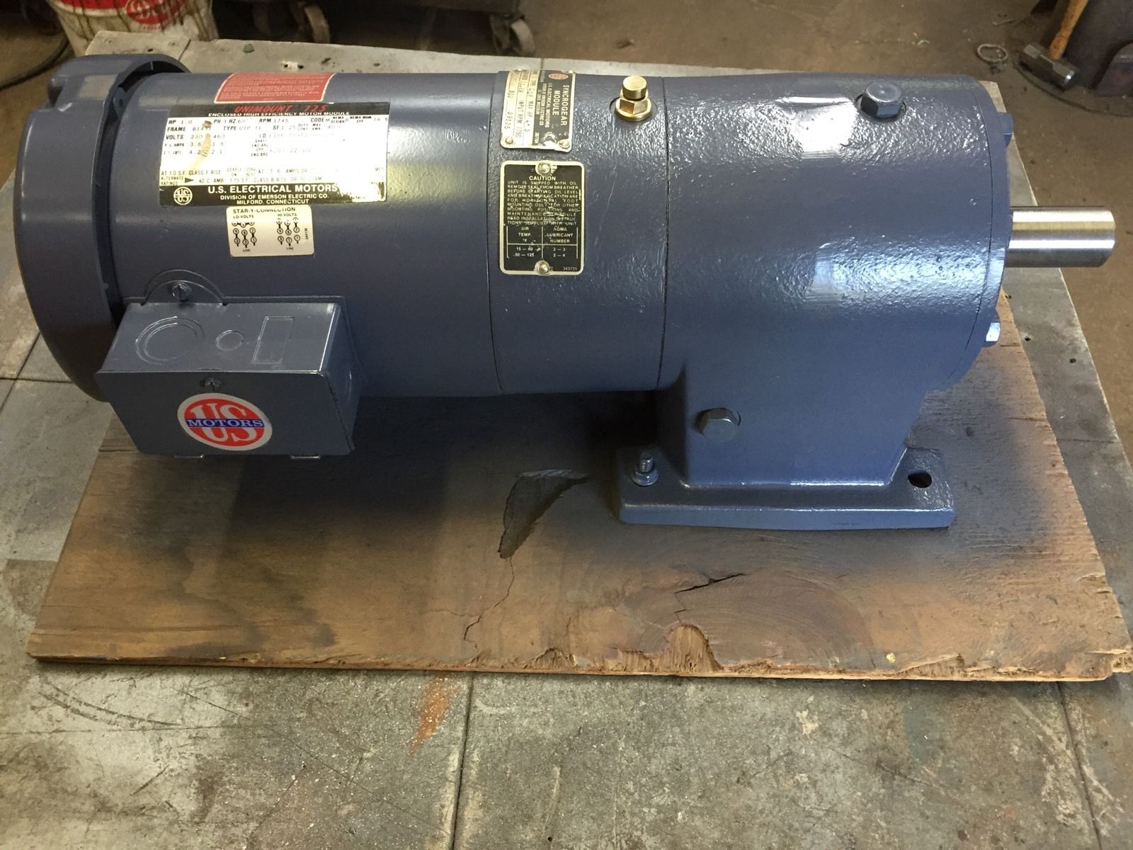 U.S Electrical Motors Unimount 125 Enclosed High Efficiency Motor