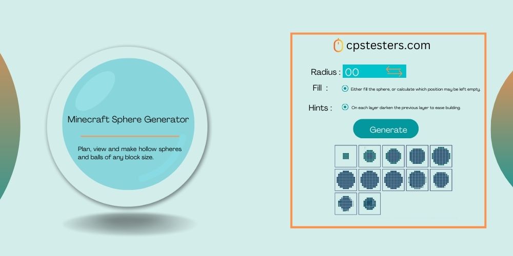 Minecraft Sphere Generator Online Minecraft Dome Generator