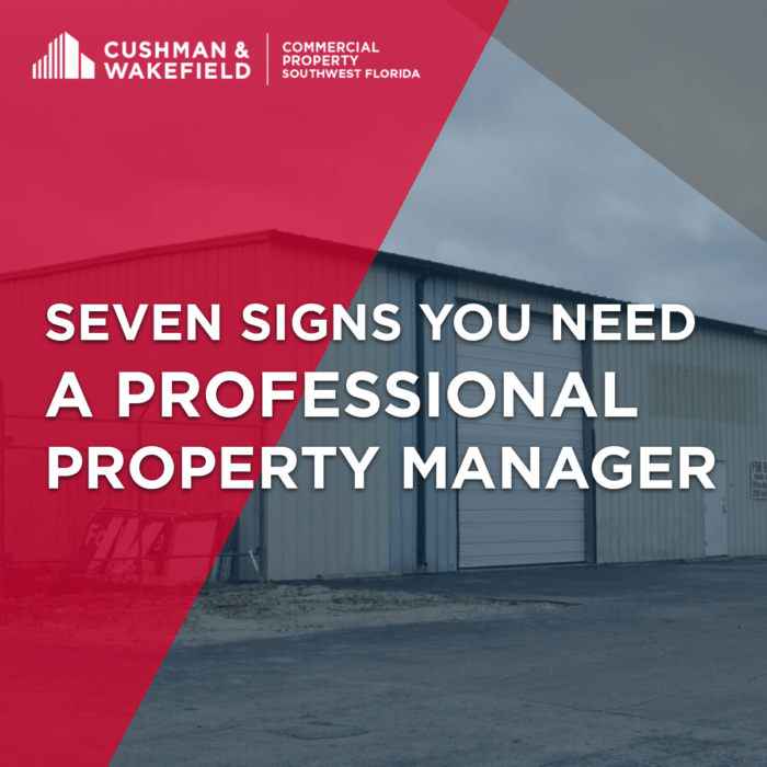 7 Signs You Need a Professional Property Manager Commercial Property