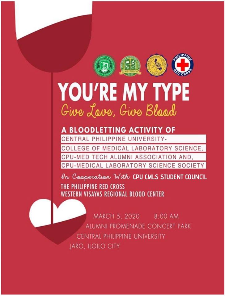 CMLS conducts BloodLetting Activity Central Philippine University