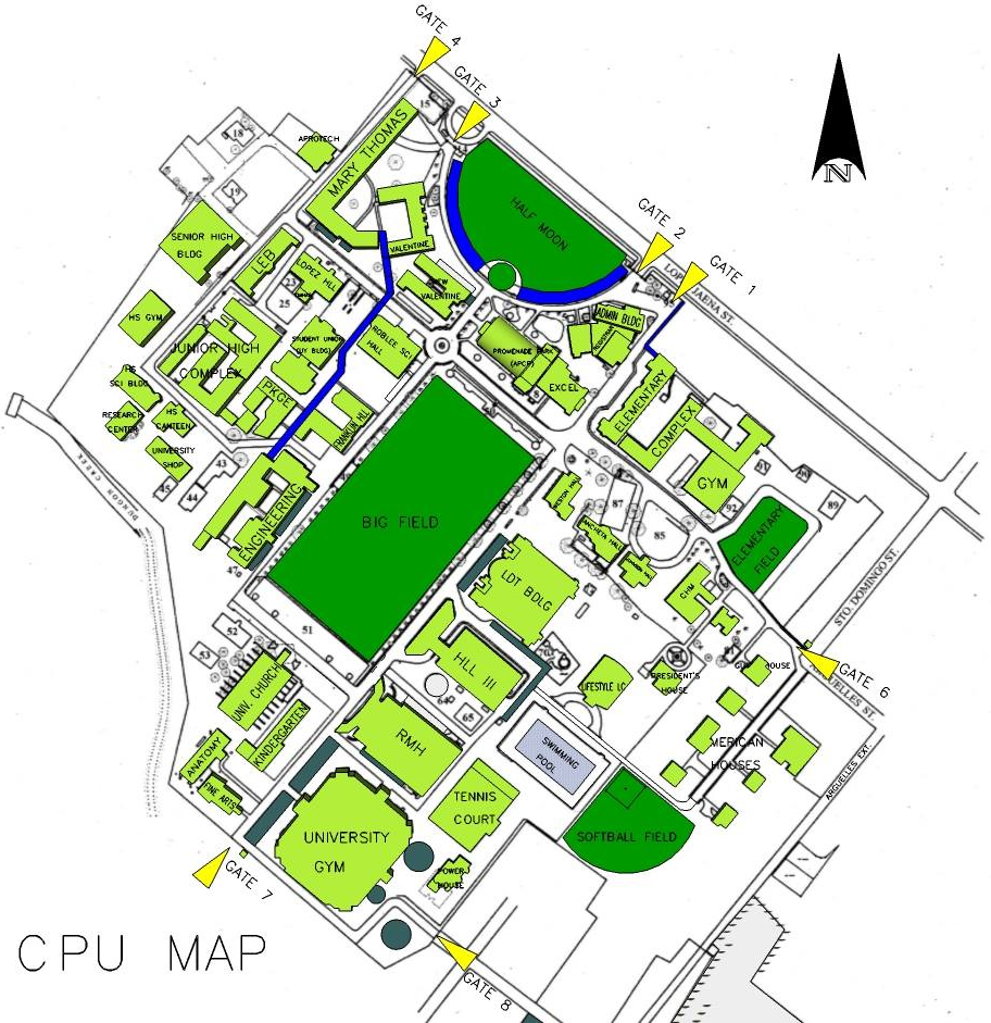 Campus Map Central Philippine University