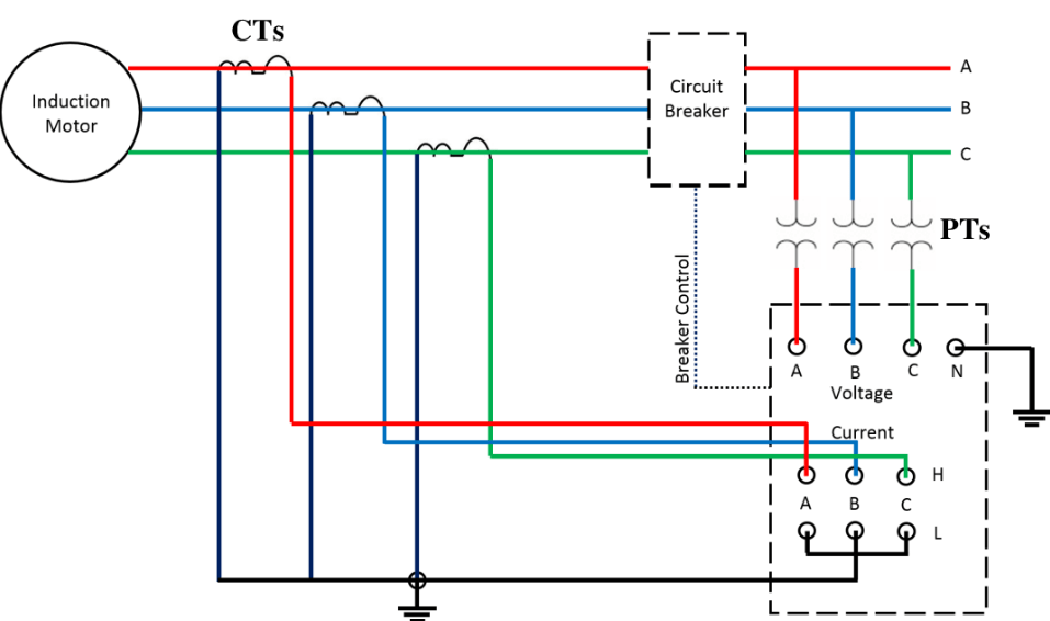 Simplified Motor Protection Relay Wiring Diagram - Blue Jay