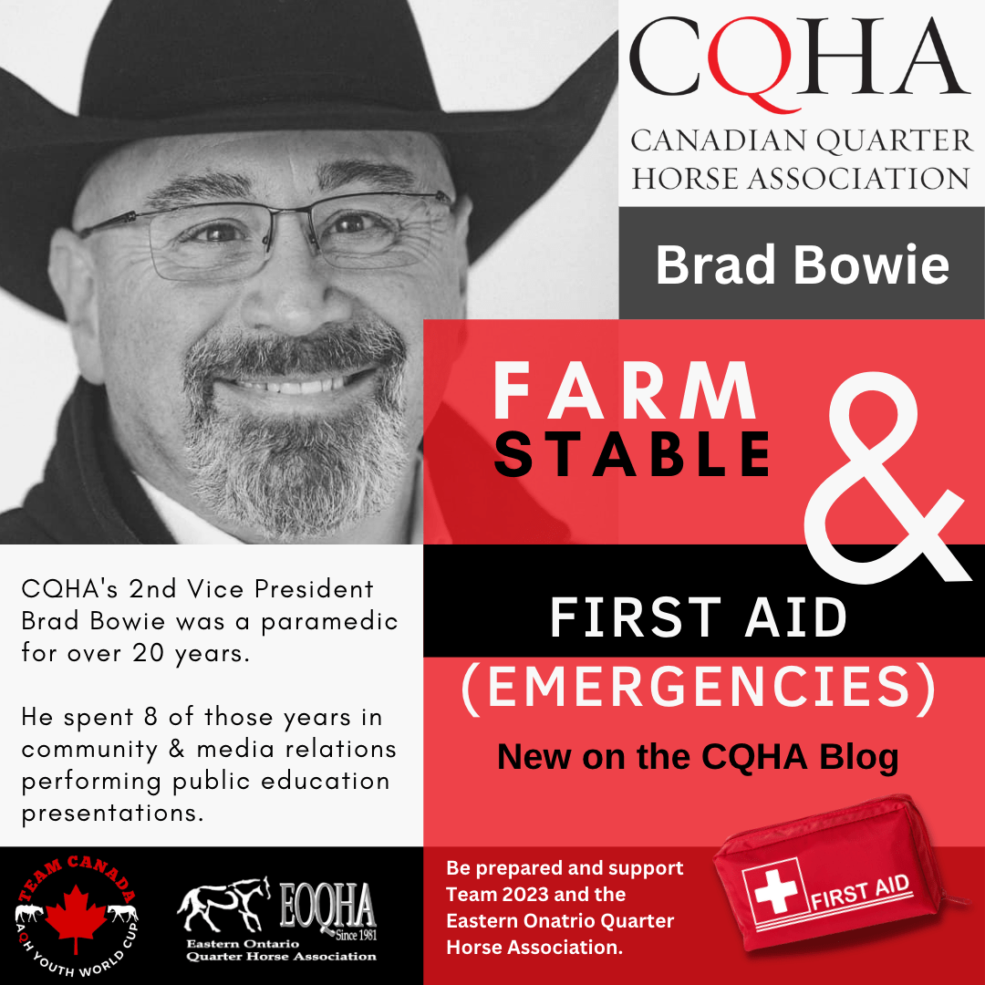Barn & Stable First Aid Canadian Quarter Horse Association