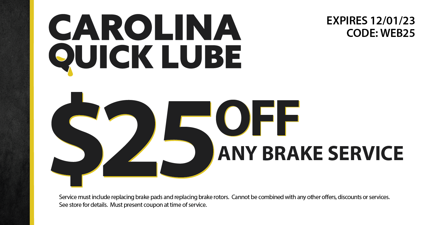 CQL Coupons Carolina Quick Lube Garner