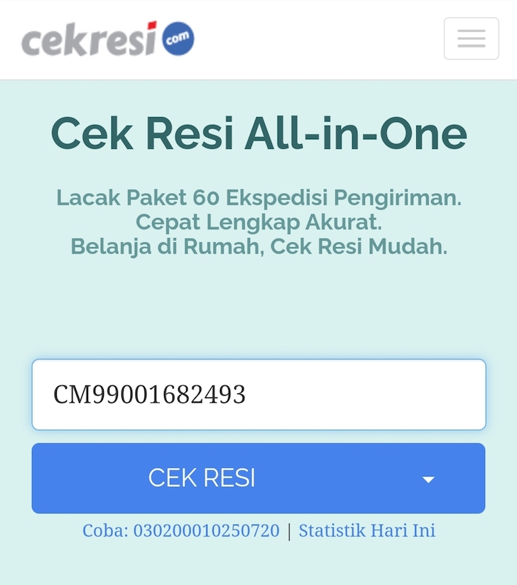 Panduan Mengecek Nomor Resi Pengiriman