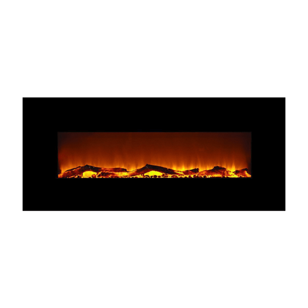 Touchstone Chesmont 50" Wall Mount Electric Fireplace White Crackle