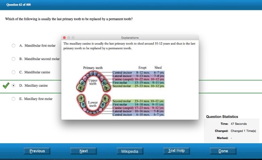 National Board Dental Examination Practice Tests for the NBDE Part 1