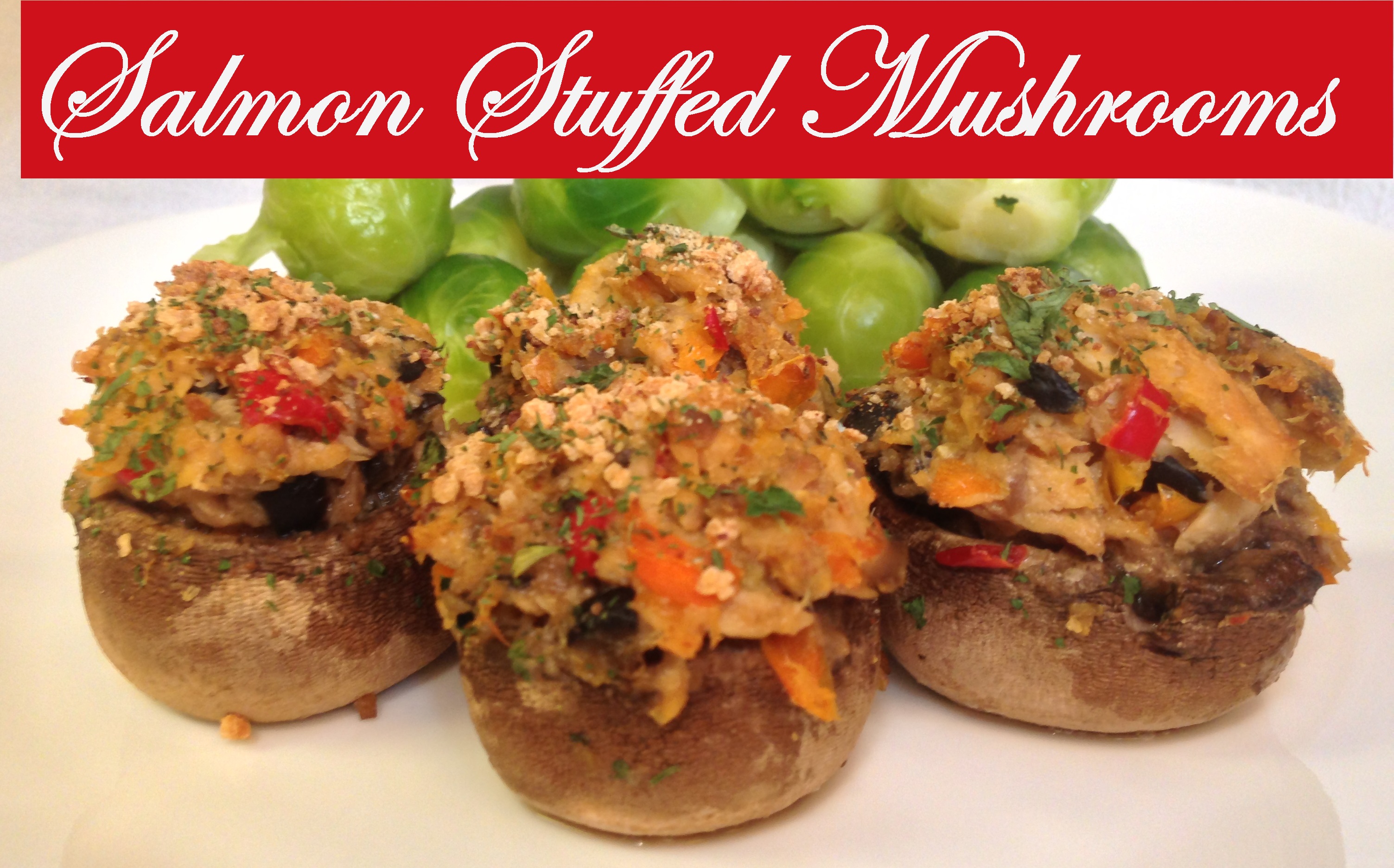 Salmon Stuffed Mushrooms Cradle Rocking Mama
