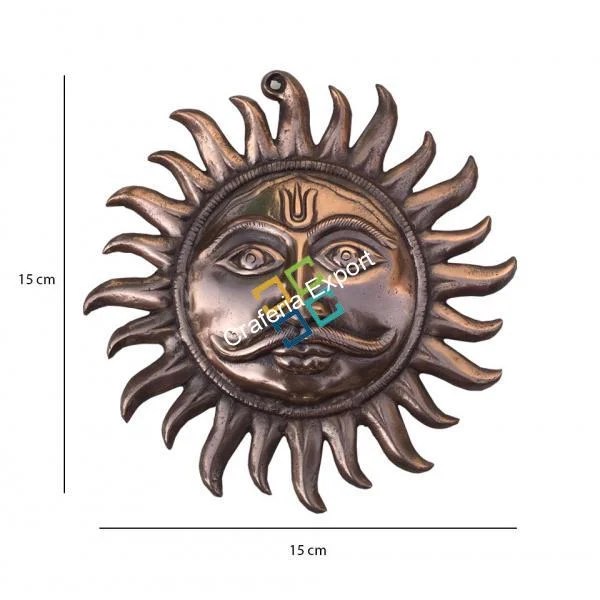 Buy Vastu Metal Sun Wall hanging for wall decor Craferia