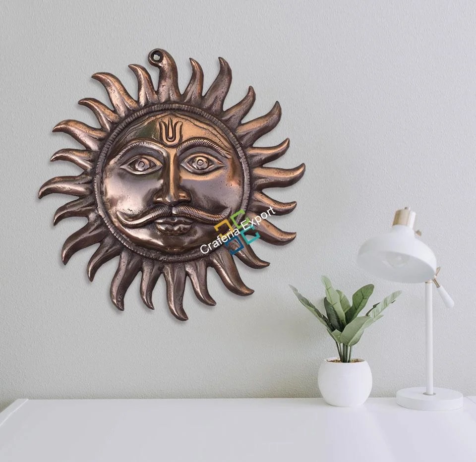 Buy Vastu Metal Sun Wall hanging for wall decor Craferia