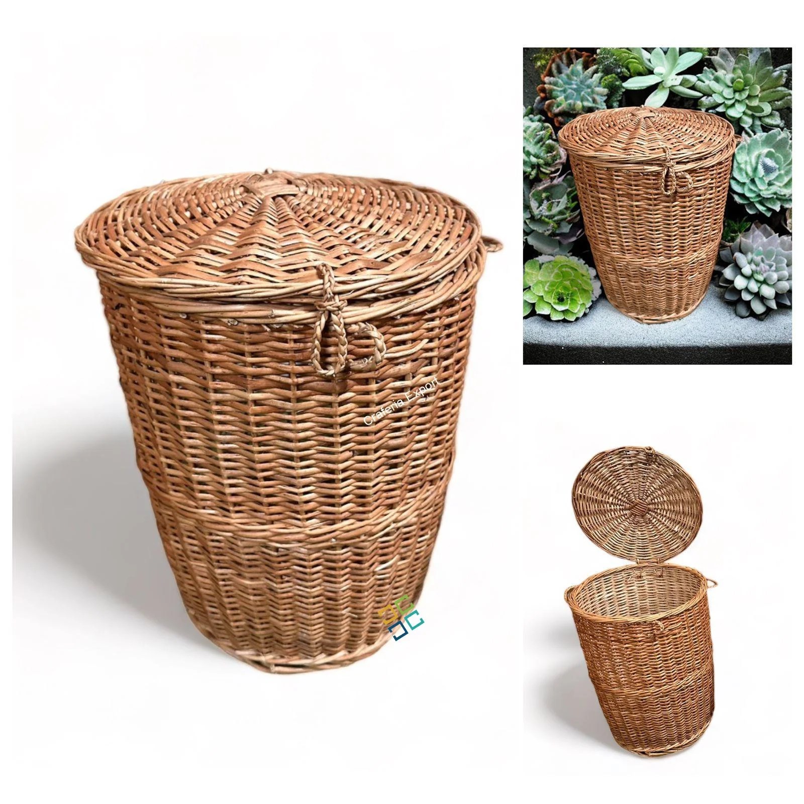 Buy Rattan Wicker Laundry Cane Storage Baskets Craferia