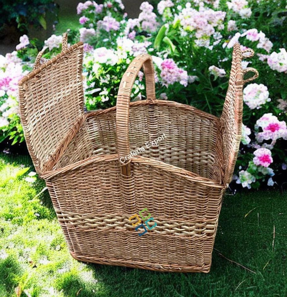 Buy Cane Bamboo Wicker Laundry Storage Baskets Craferia