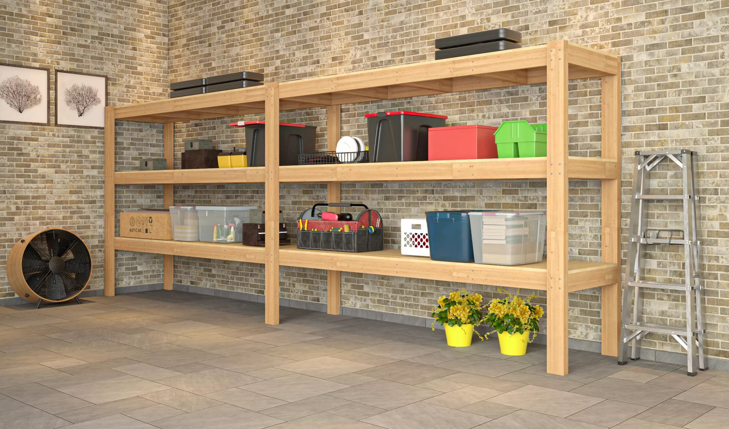 Twobay Garage Storing Unit Plans Craftcamp™