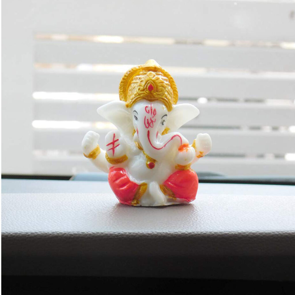 Ganpati for Car Dashboard Buy Ganesh Idol For Decor, Gifts Craftam