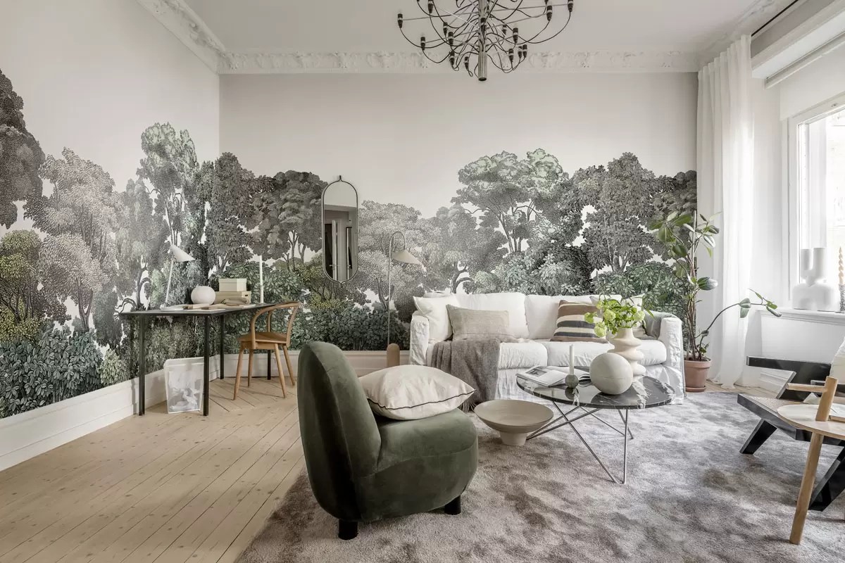 Wall Mural Custom Printed Wallpaper to Leaves a Lasting Impression