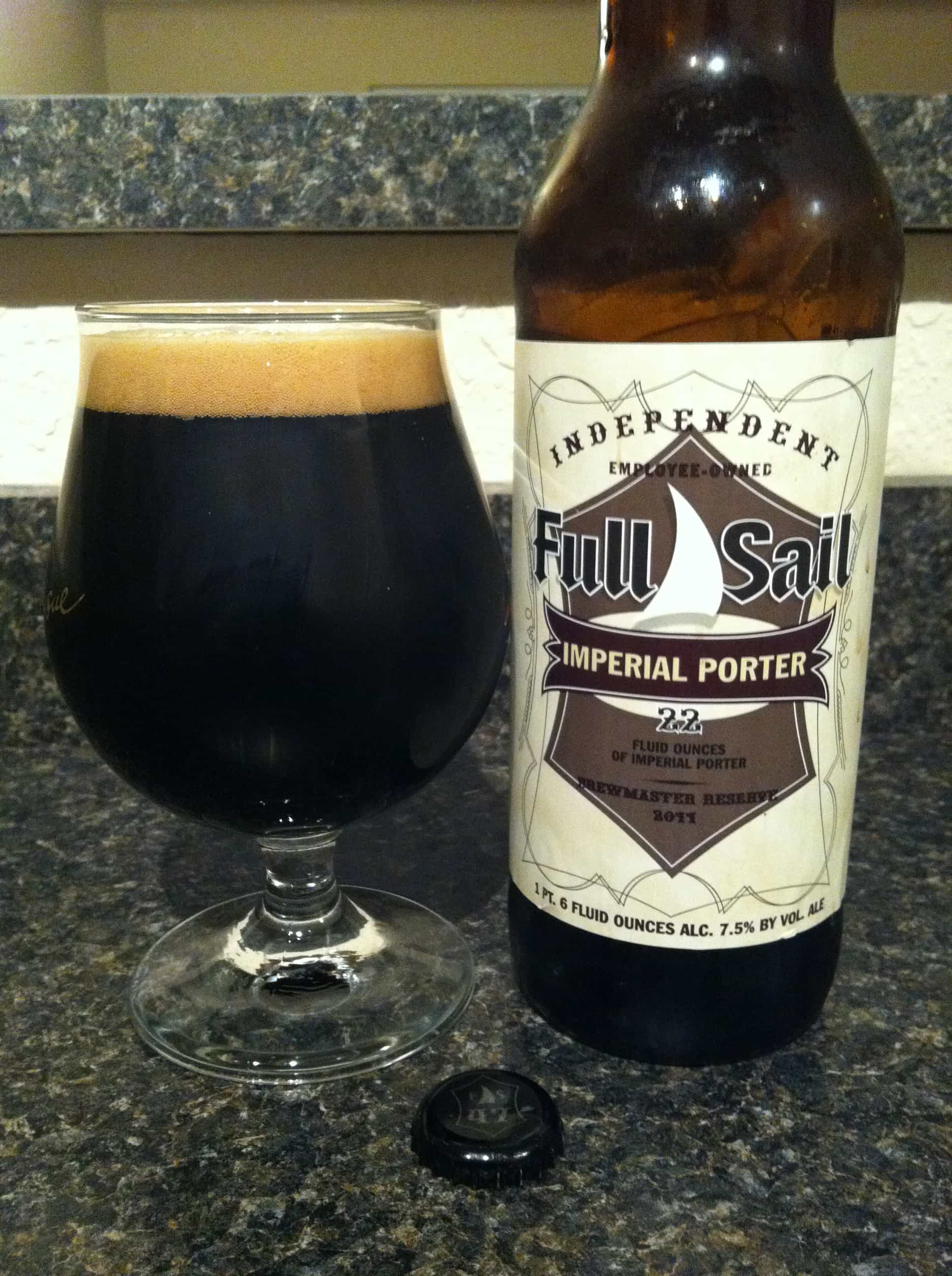 Full Sail Brewing Brewmaster Reserve Imperial Porter Craft Beer Time