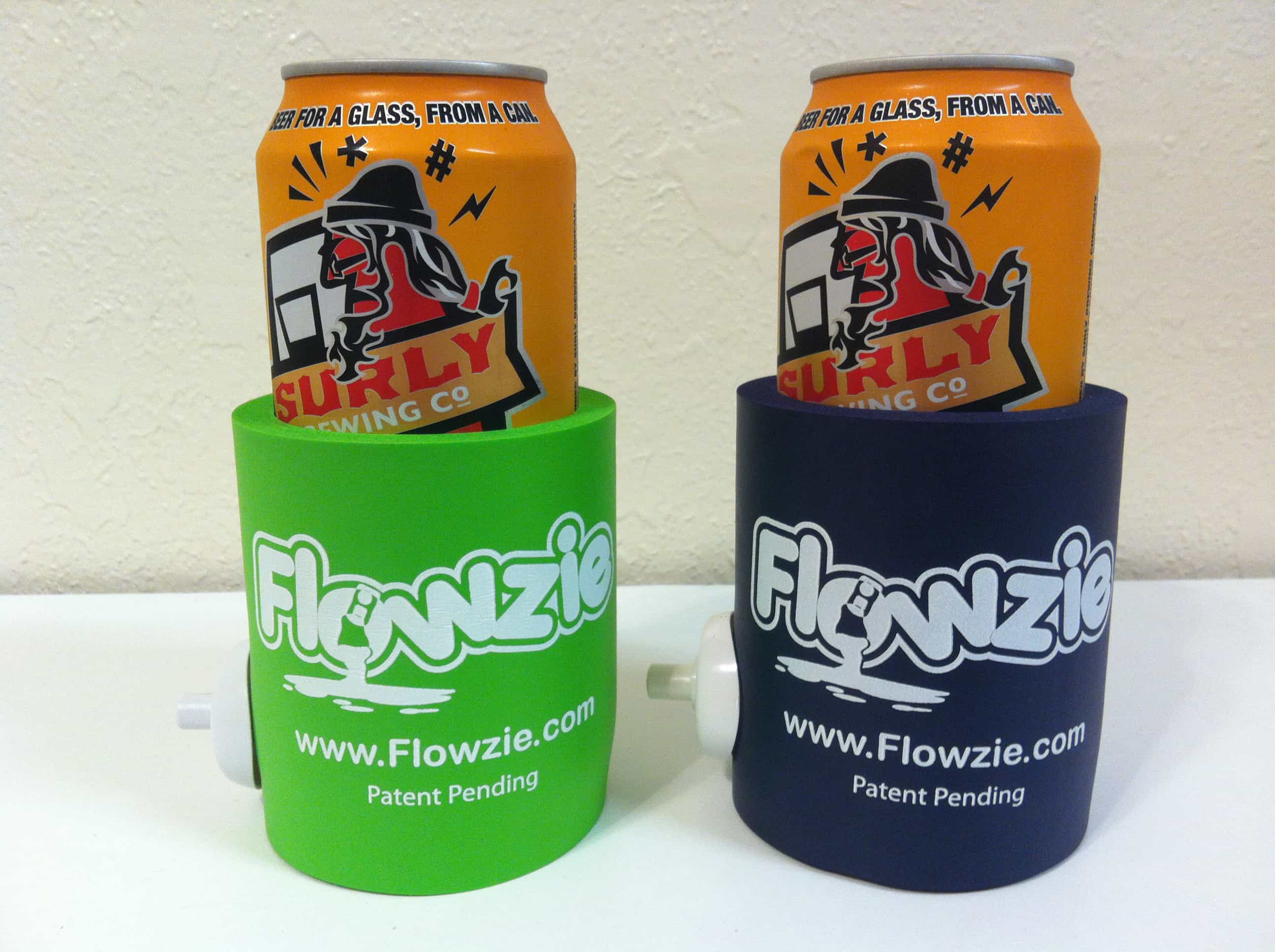 Flowzie Shotgunning Beer Koozie Craft Beer Time