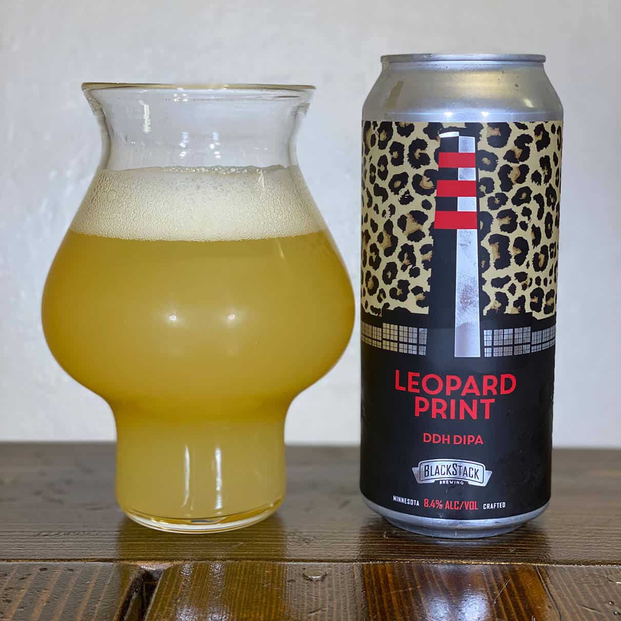 BlackStack Brewing Leopard Print Craft Beer Time