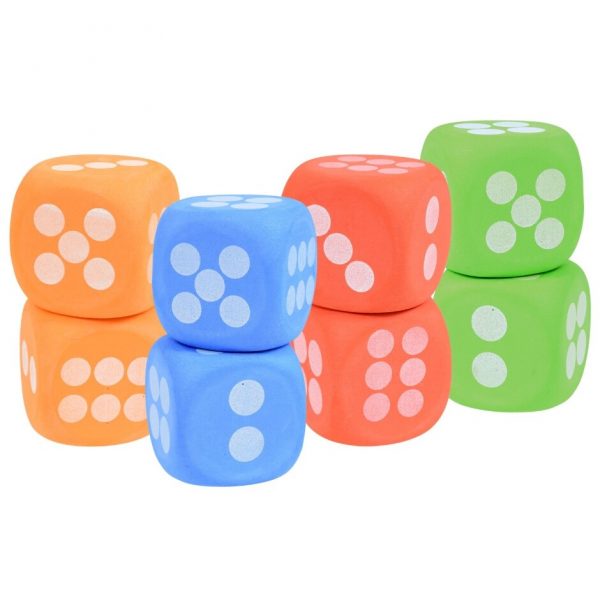 Foam Dice Baseball Room Decor —