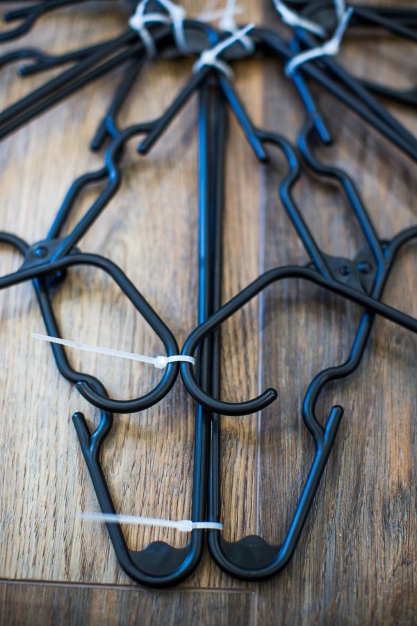 Halloween Coat Hanger Wreath —