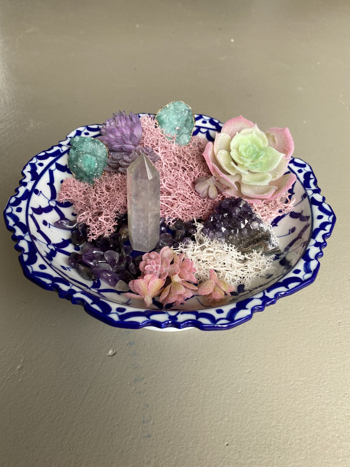 DIY Healing Crystal Garden —