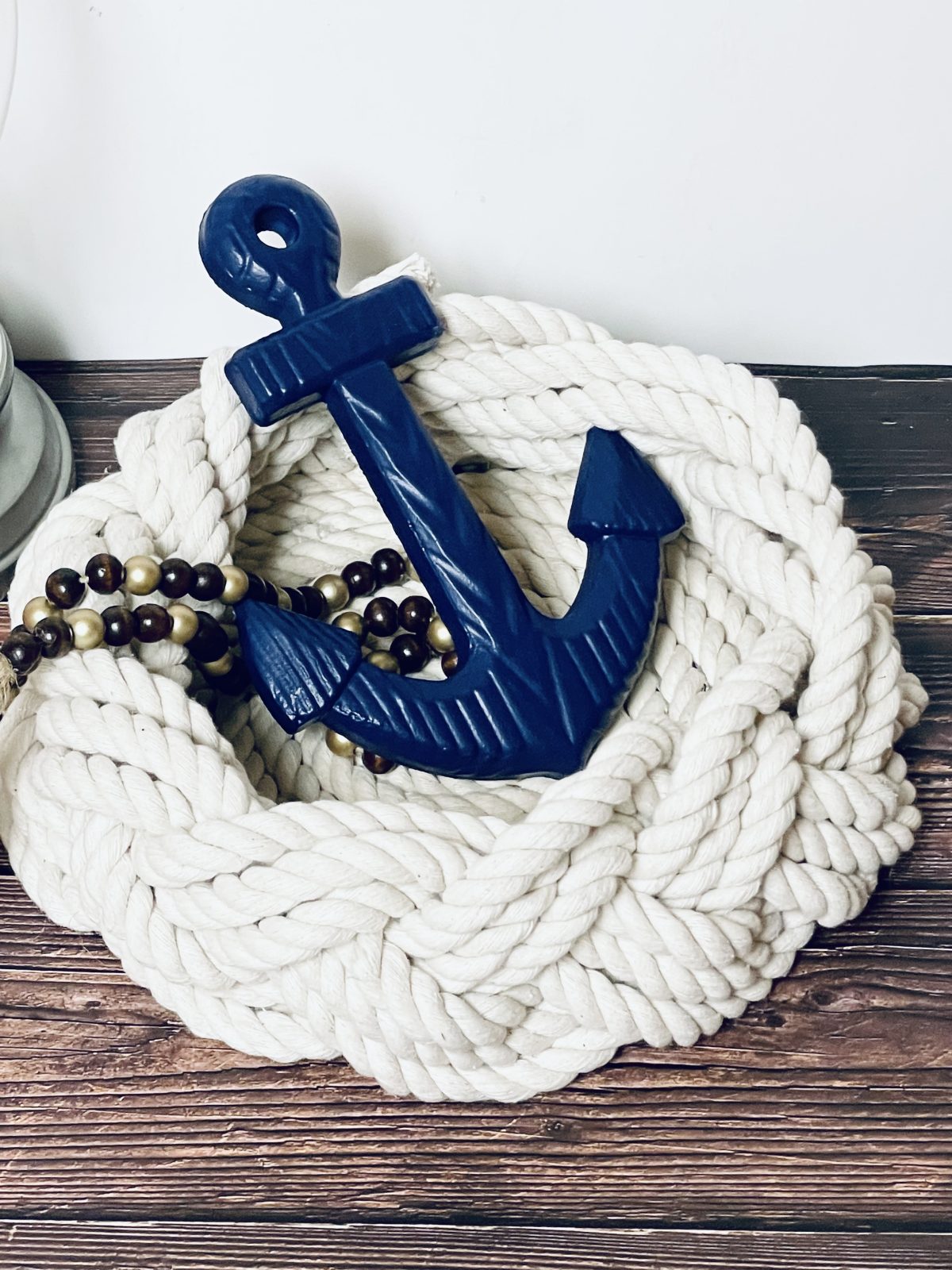 DIY Nautical Rope Basket —