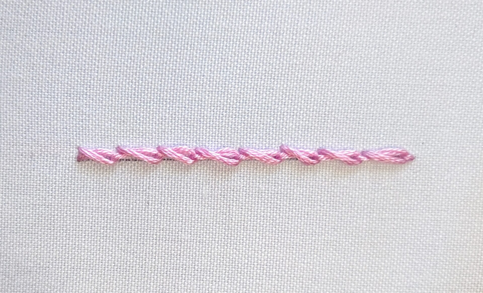 How to Do an Embroidery Chain Stitch & Variations StepbyStep