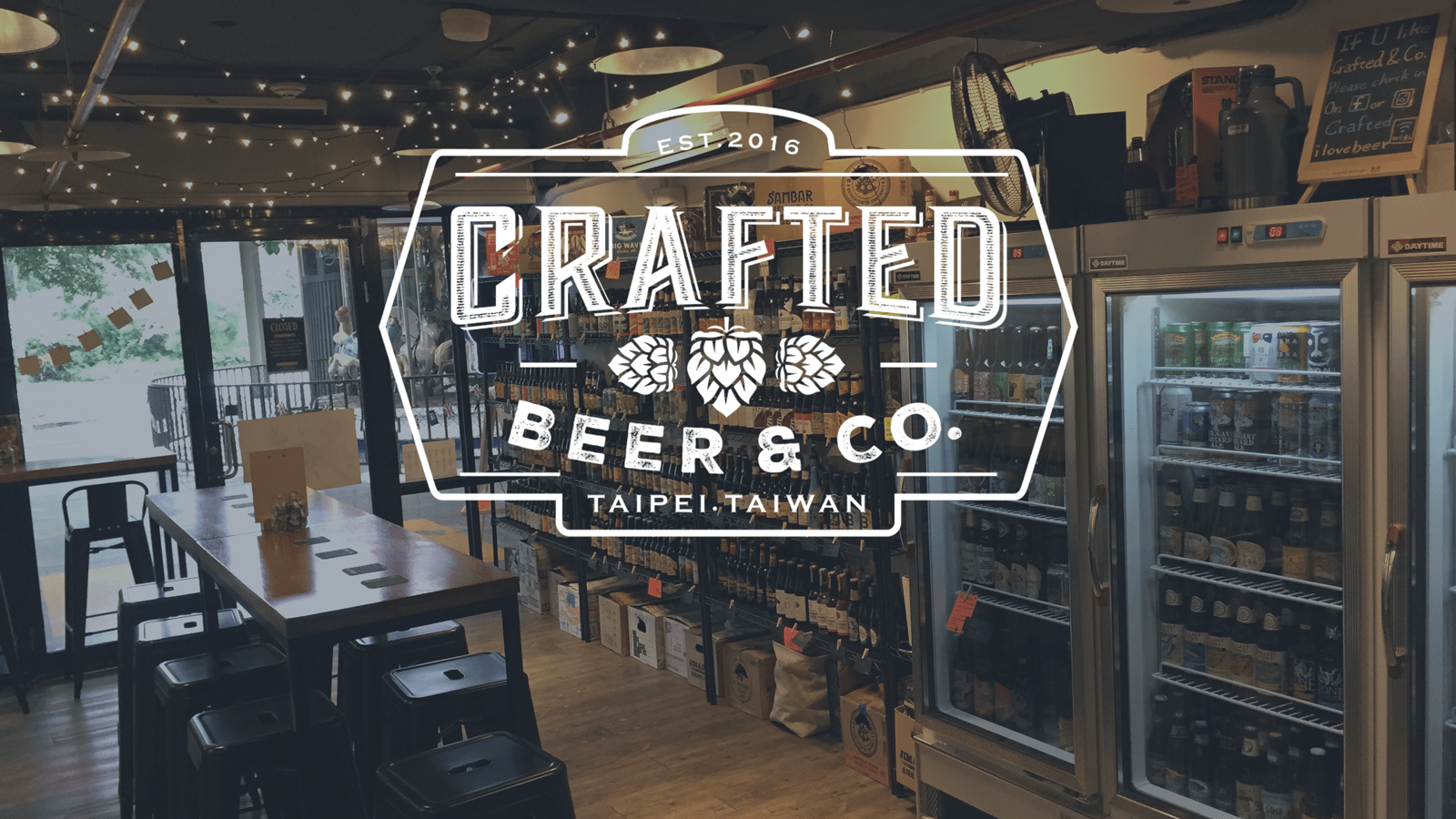 Crafted Beer and Co. Craft Beer Shop in Taipei Taiwan