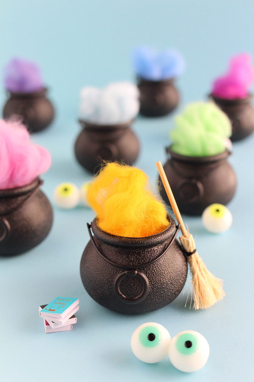 Colorful Halloween Cauldrons Crafterward