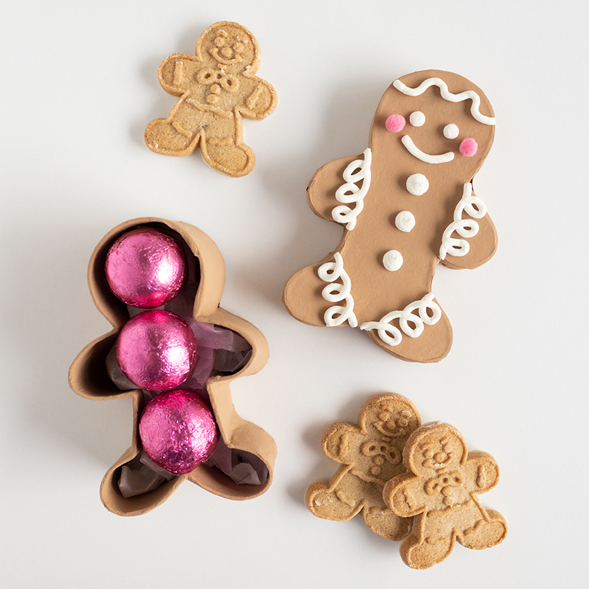 DIY Gingerbread Man Gift Box Crafterward