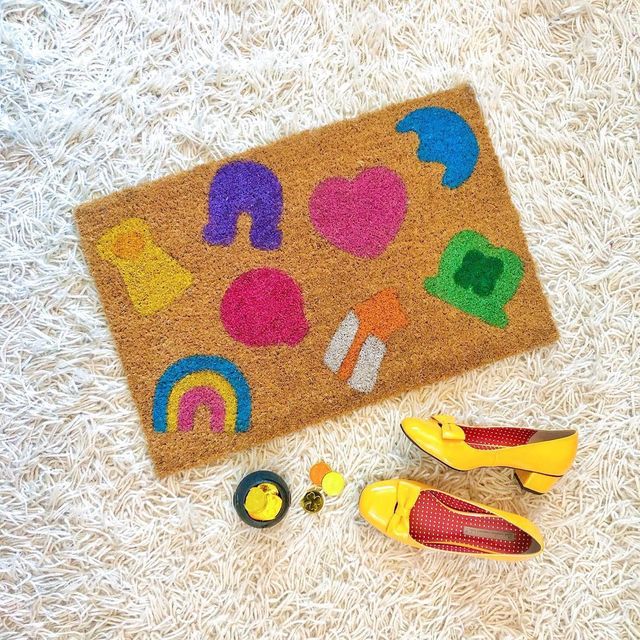 DIY Lucky Charms Doormat Crafterward