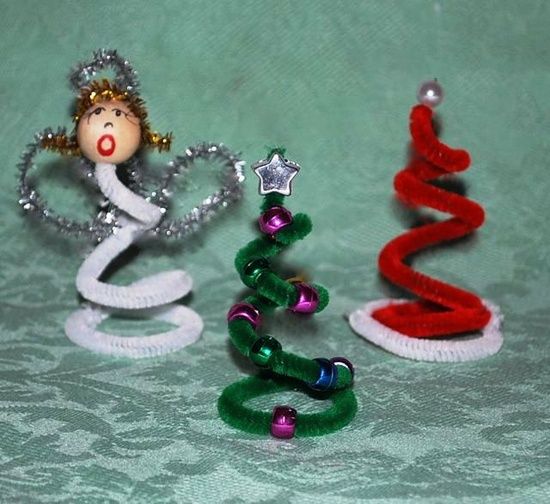 Pipe Cleaner Christmas Decorations Craft Fiesta