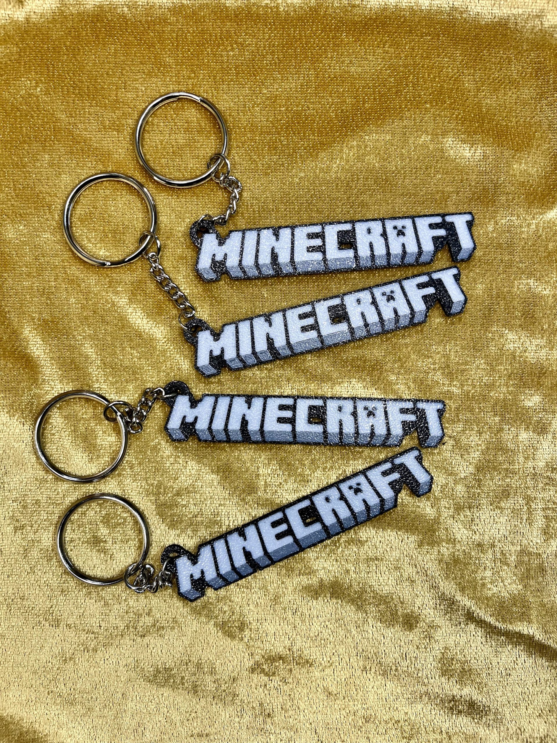 Minecraft theme keychain (1 pc) Craftgami