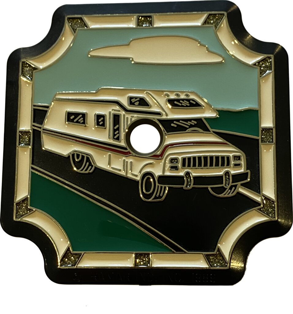 4" Vintage Clock Dial RV Craftime Clockery