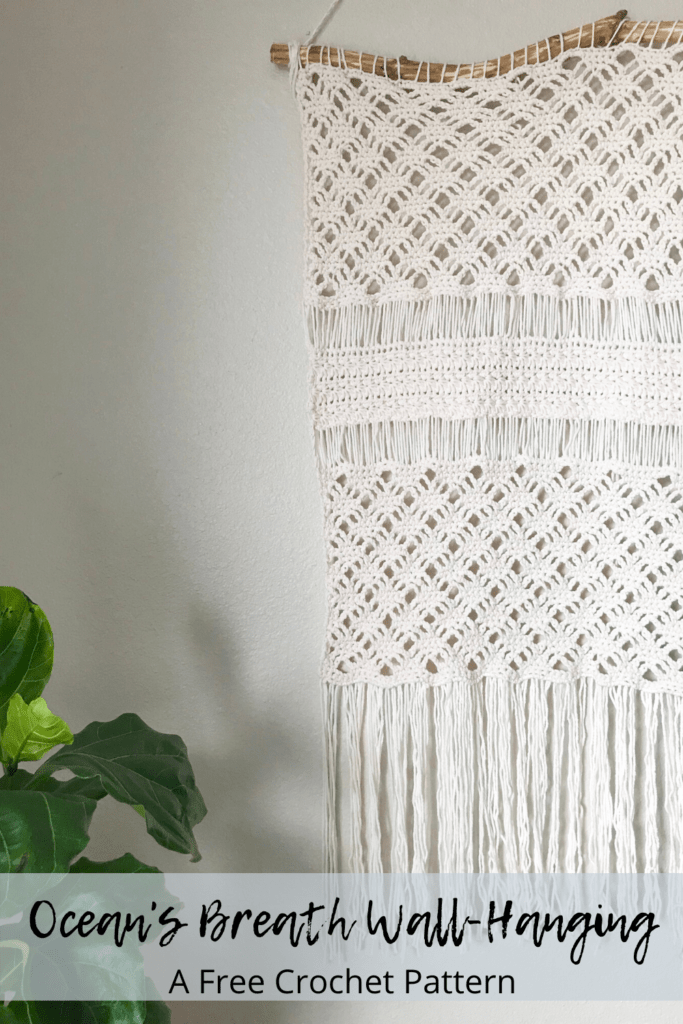 The Ocean's Breath WallHanging Crochet Pattern Crafting for Weeks