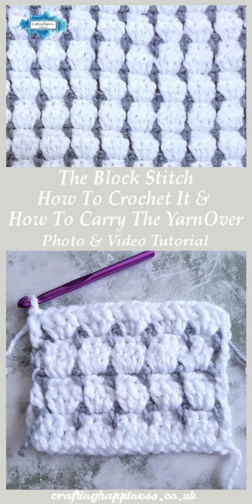 Crochet Block Stitch Tutorial Crafting Happiness