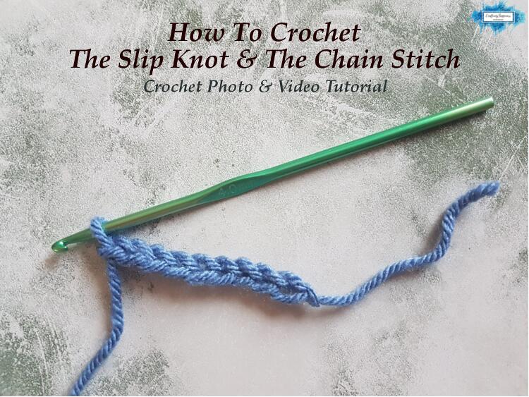How To Slip Knot & Chain (CH) Stitch Crafting Happiness