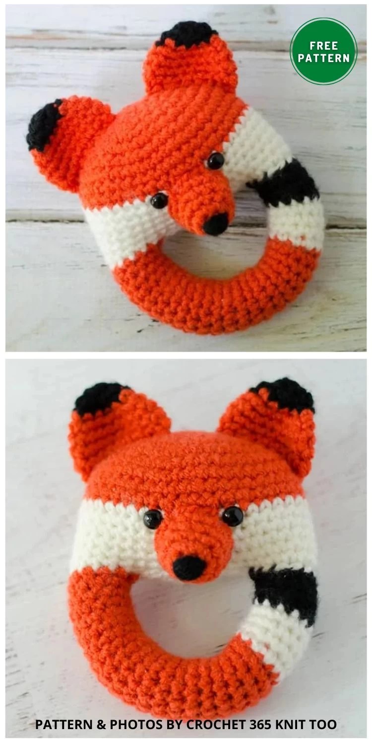 7 Free Crochet Animal Rattle Patterns For Babies Crafting Happiness
