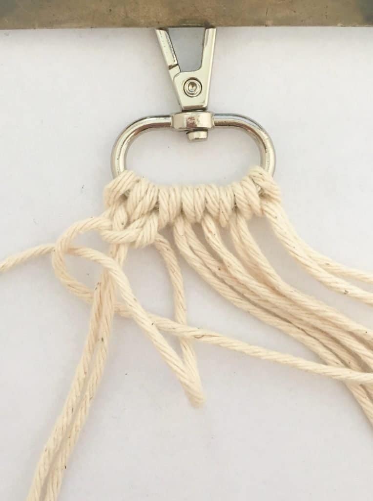 DIY Macrame Keychain Tutorial Crafting on the Fly