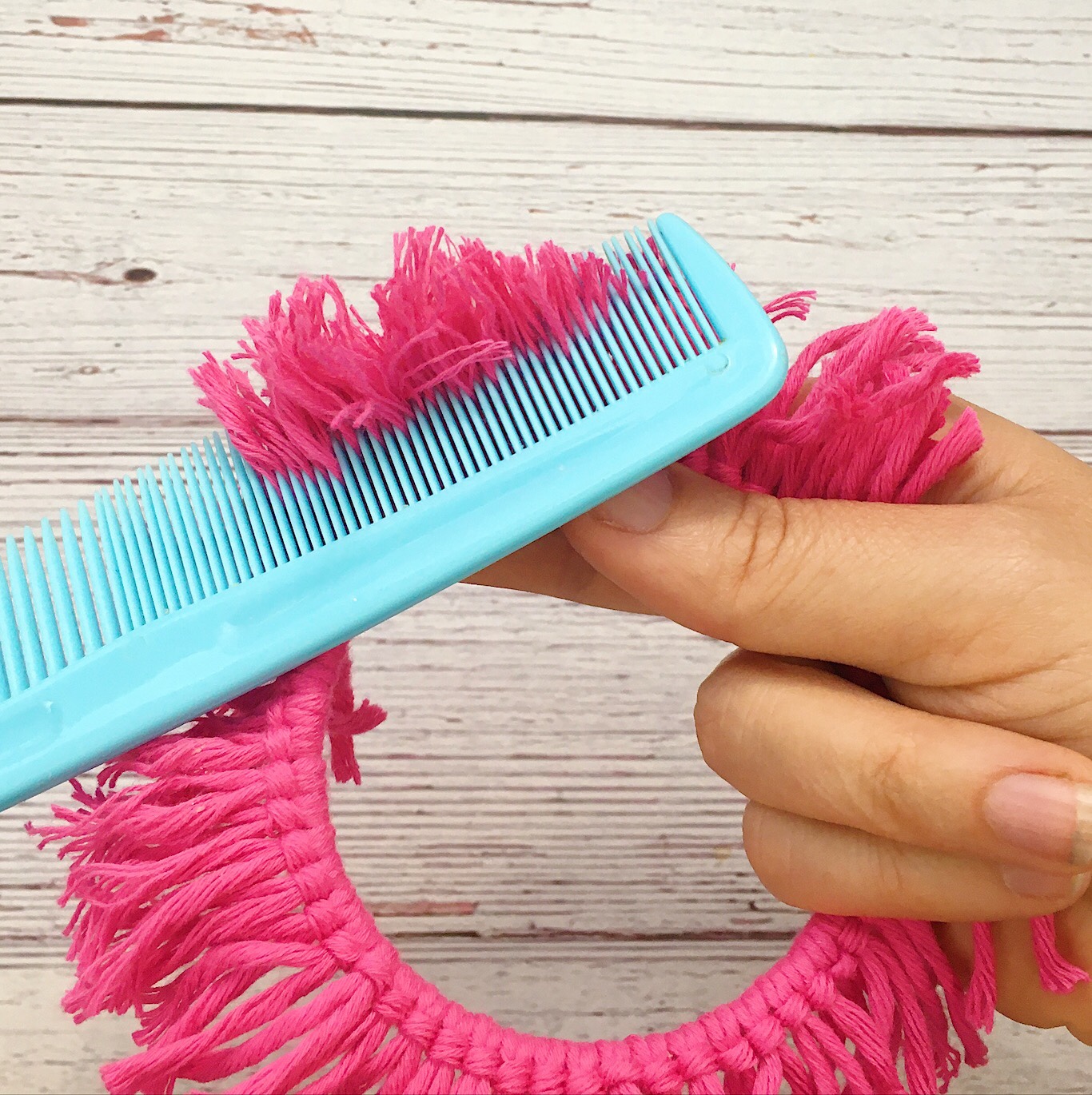 How to Make a Macrame Mirror DIY Tutorial Crafting on the Fly