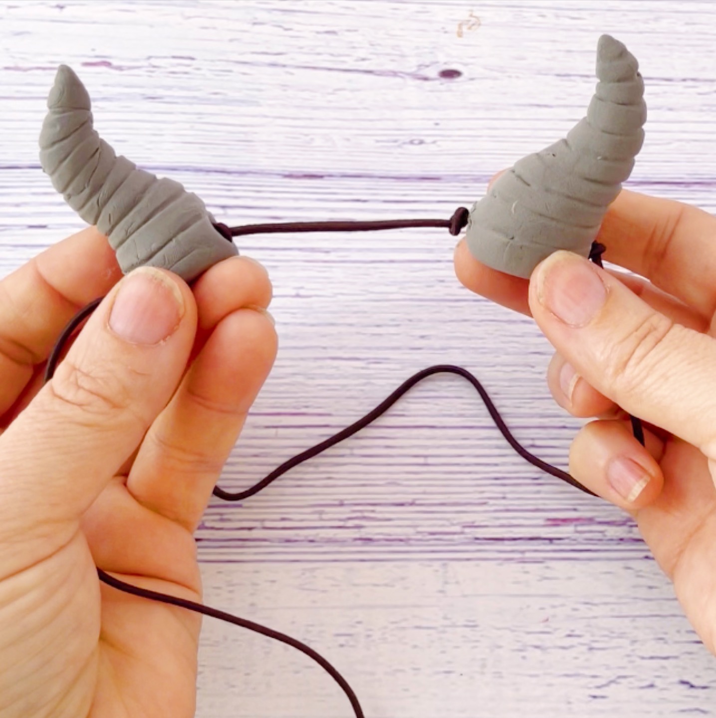DIY Cosplay Horns Easy Air Dry Clay Tutorial Crafting on the Fly