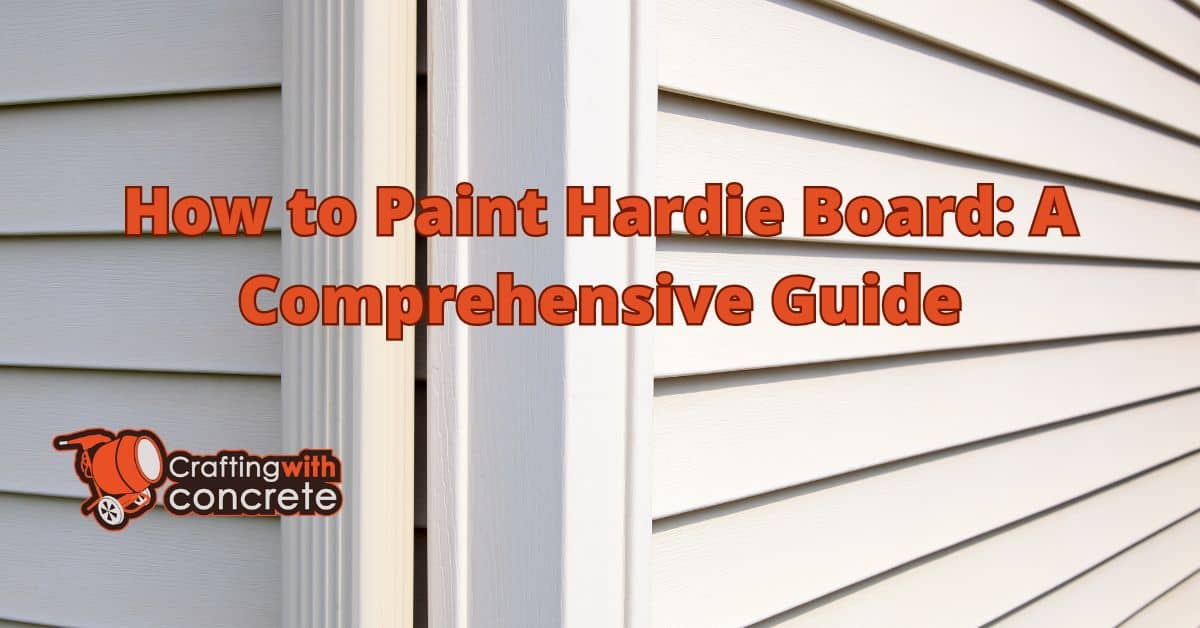 How to paint hardie board